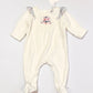 Floral velour onesie brand new - Size 0000