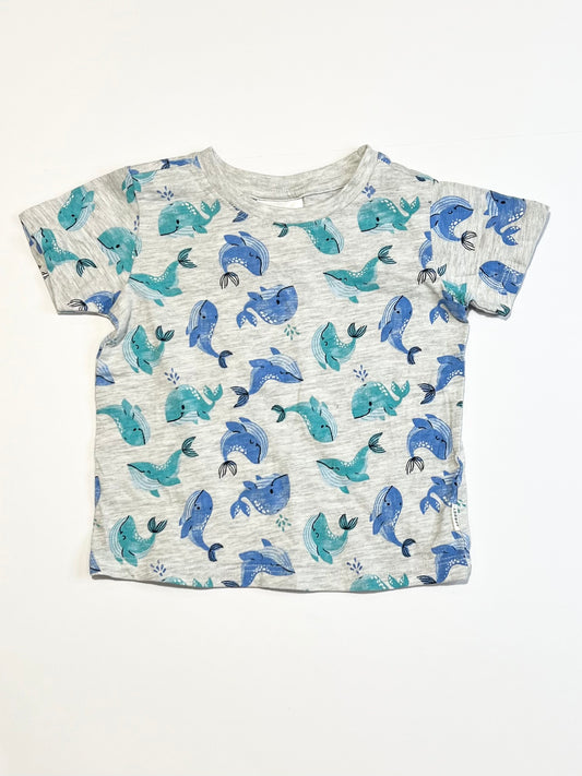 Whales tee - Size 00