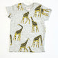 Grey giraffe tee brand new - Size 00