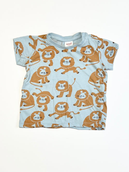 Blue lion tee - Size 00