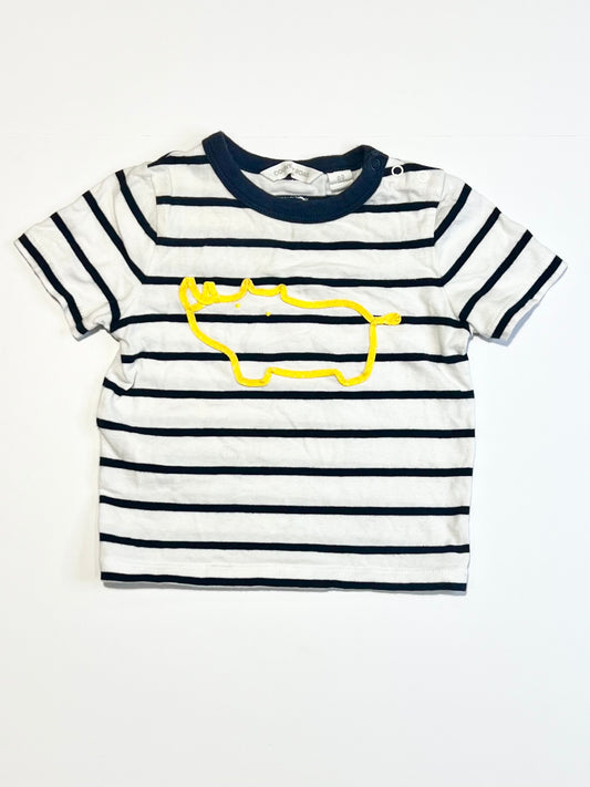 Striped rhino tee - Size 00