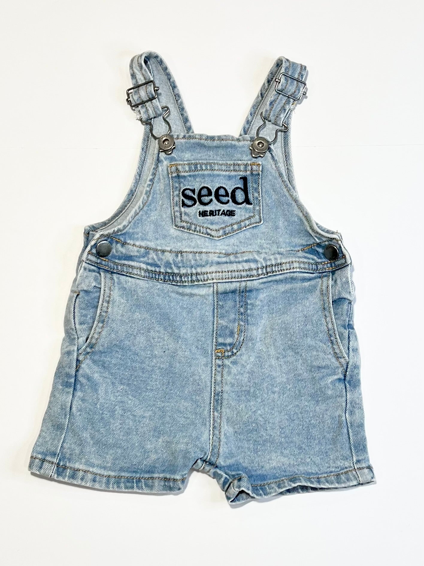 Denim shortalls - SIze 00