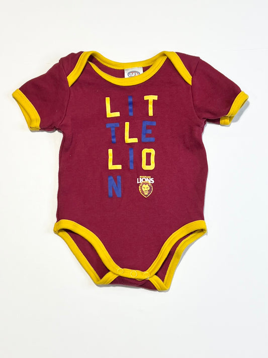 Brisbane Lions bodysuit - Size 00