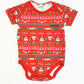 Christmas shark bodysuit - Size 00