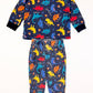 Navy dino pyjamas - Size 2