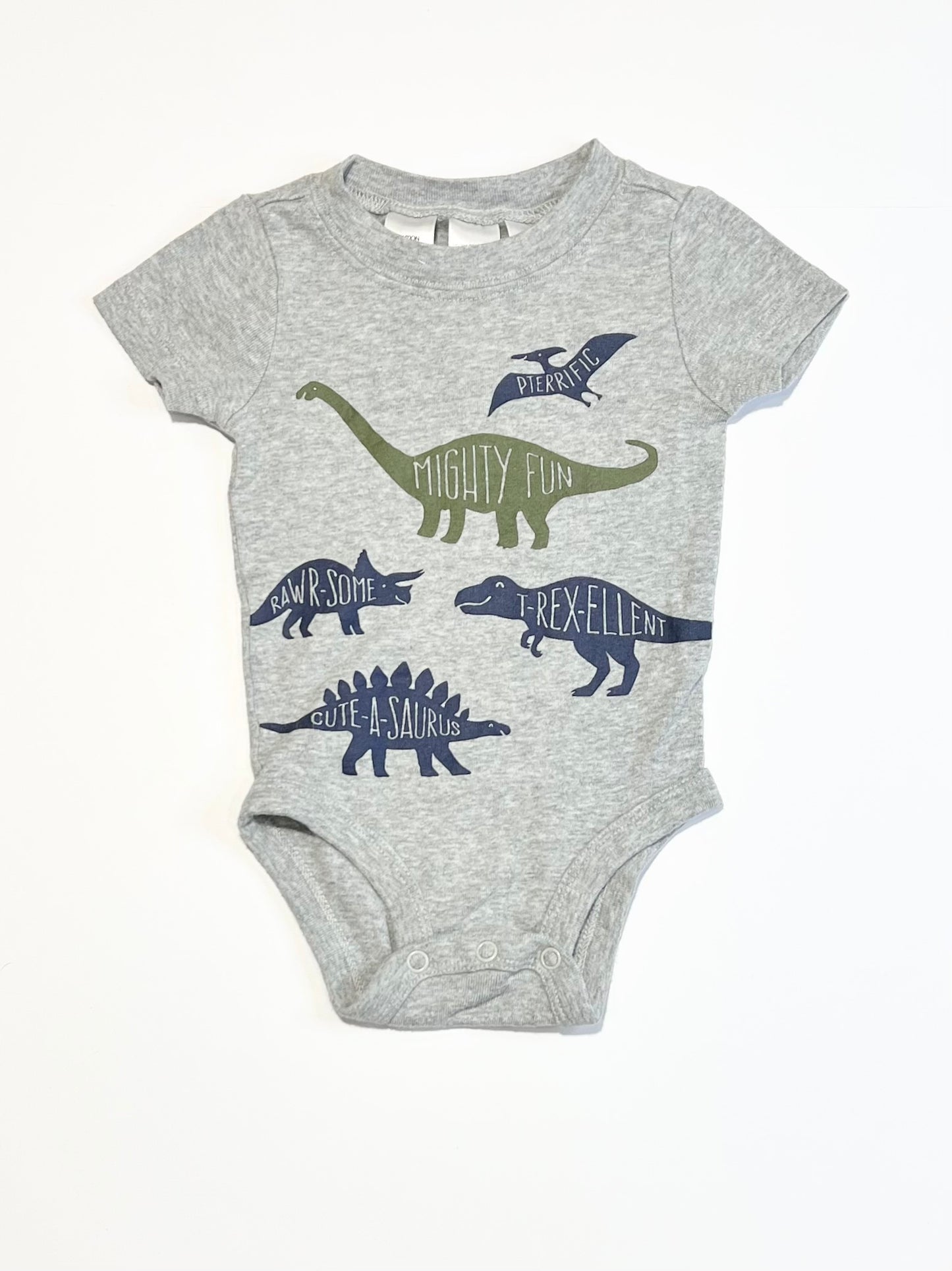 Grey dino bodysuit - Size 00