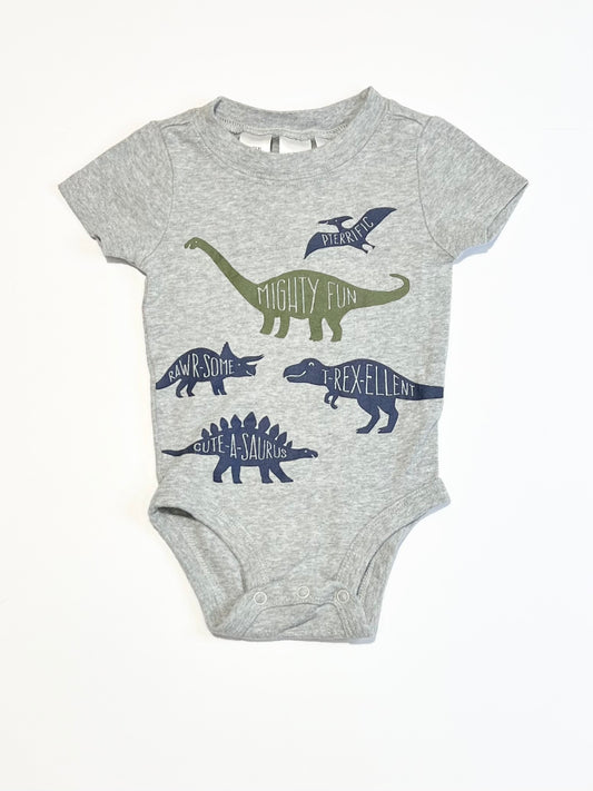 Grey dino bodysuit - Size 00