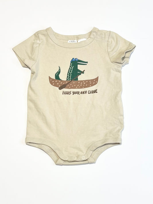 Tan croc bodysuit - Size 00