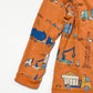 Orange truck pyjamas - Size 2-3