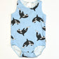 Blue whale bodysuit - Size 00