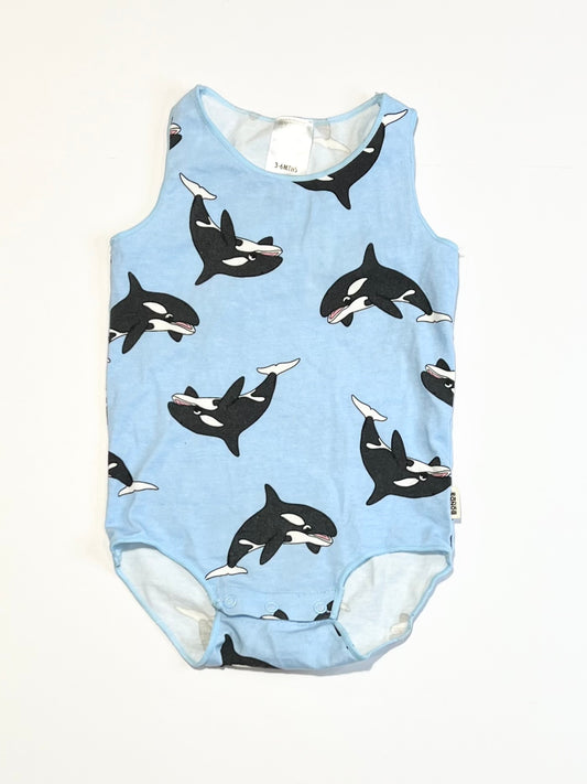 Blue whale bodysuit - Size 00
