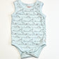 Blue dino bodysuit - Size 00