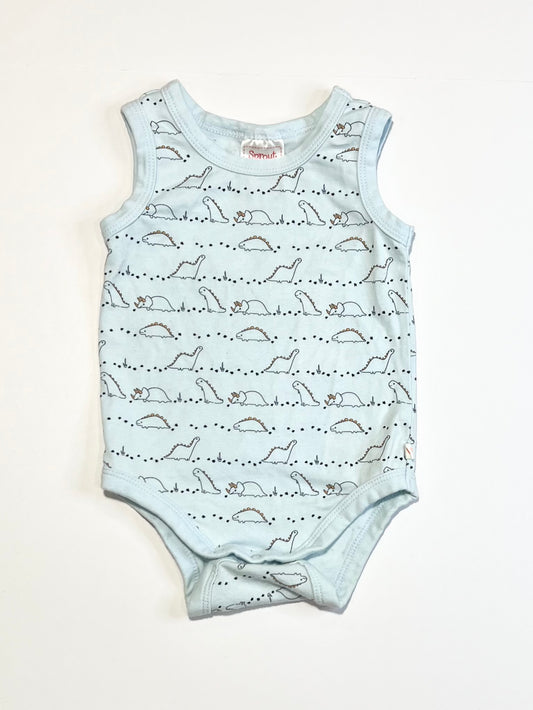 Blue dino bodysuit - Size 00