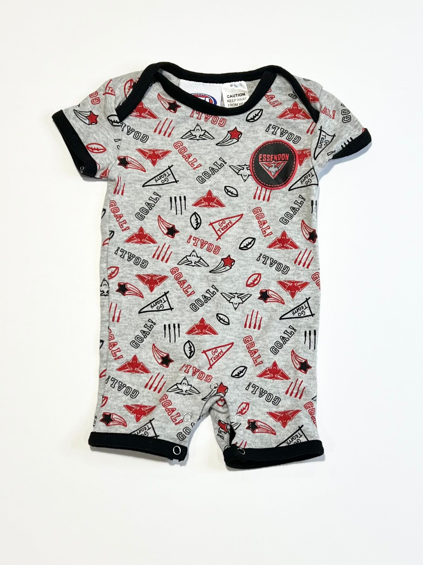 Essendon Bombers romper - Size 00