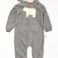 Grey fleece coverall - Size 2