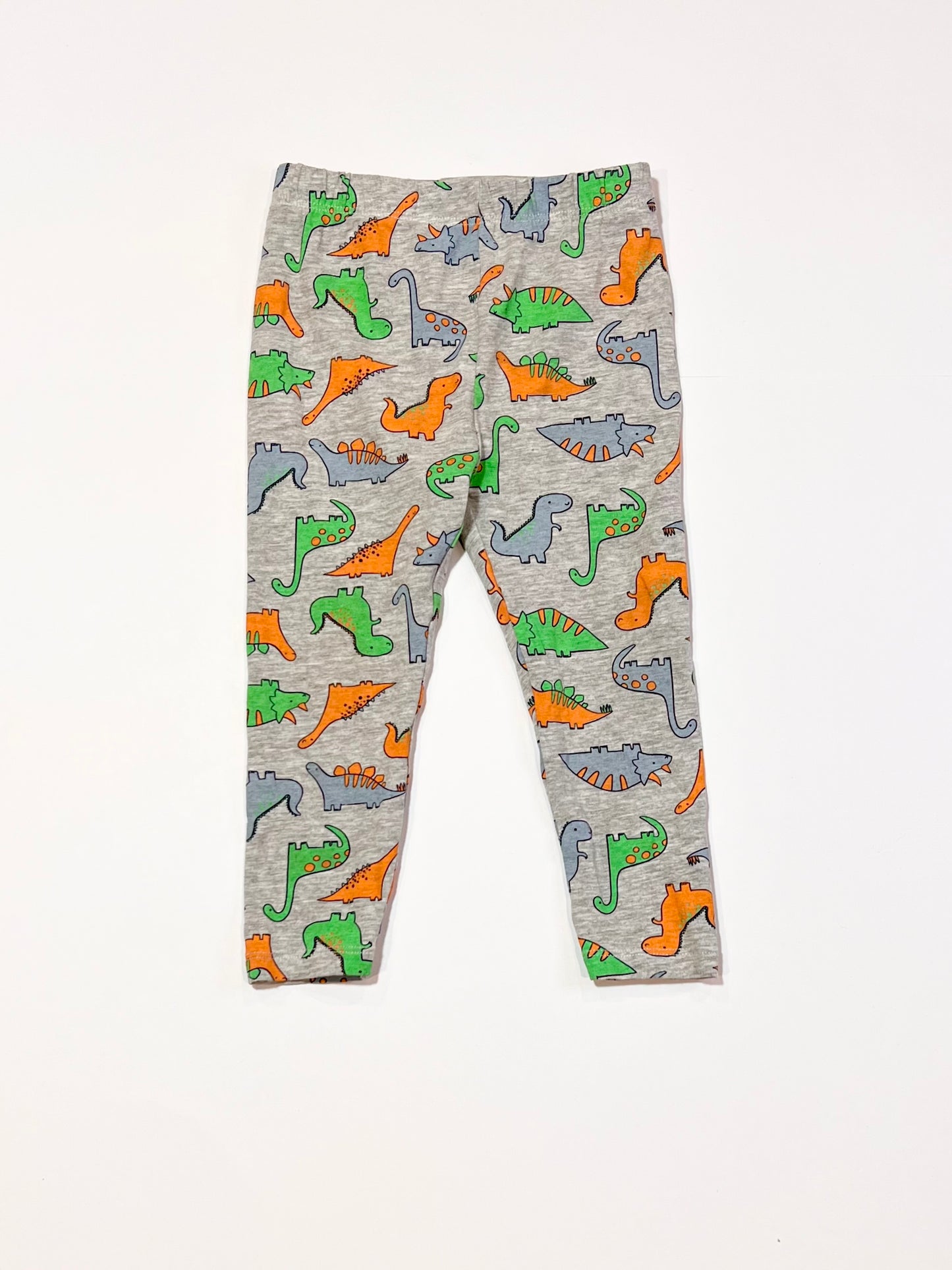 Grey dino leggings - Size 2