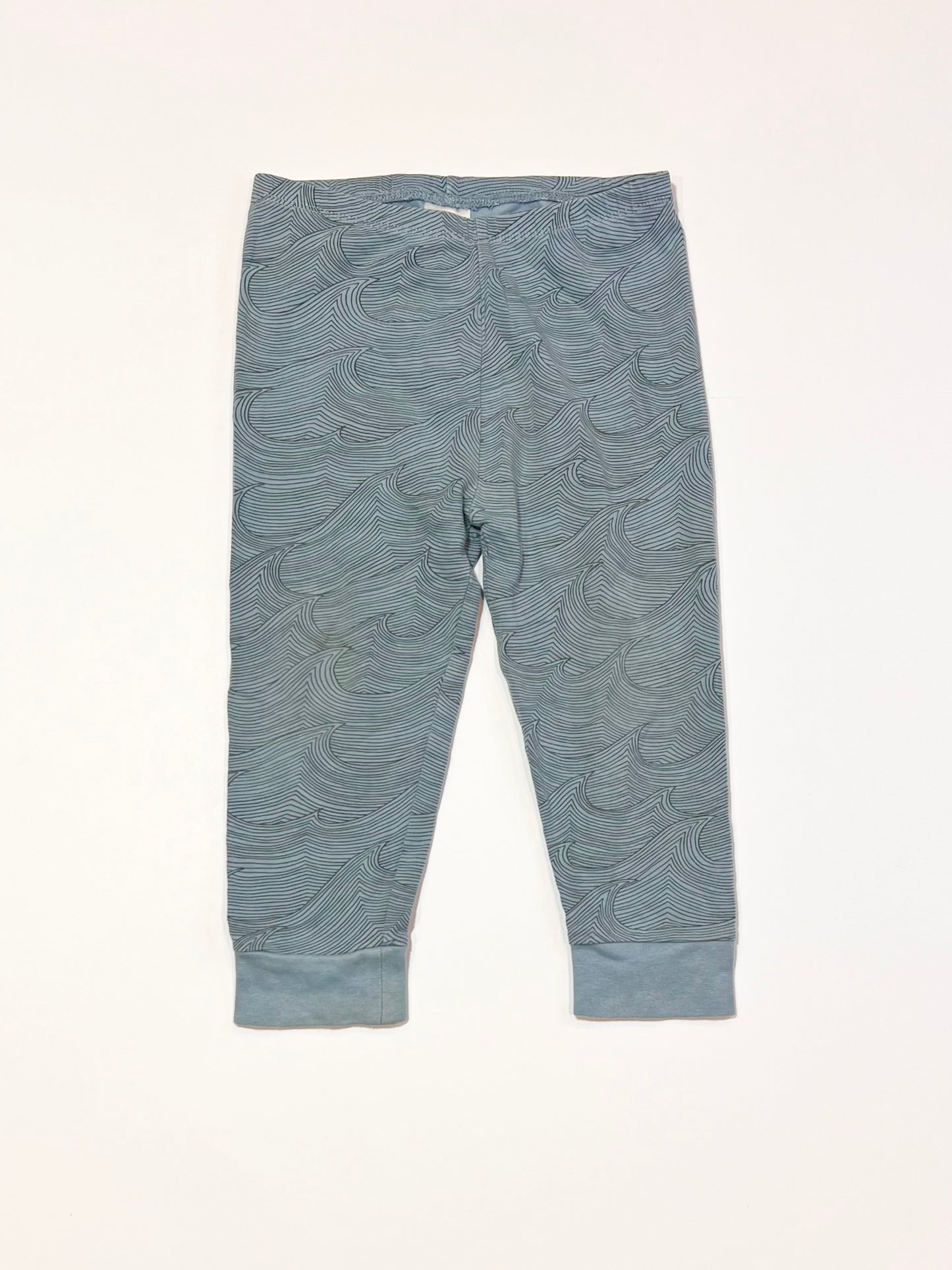 Blue waves leggings - Size 2