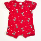 Christmas Mickey romper - Size 00