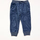 Blue velour pants - Size 2