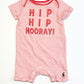 Hip hip hooray romper - Size 00