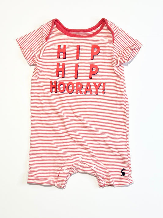 Hip hip hooray romper - Size 00