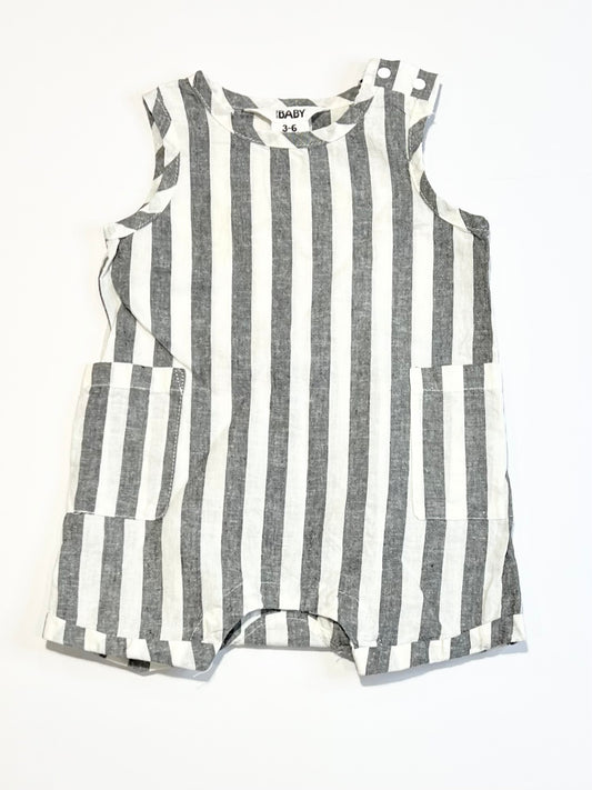 Striped woven romper - Size 00
