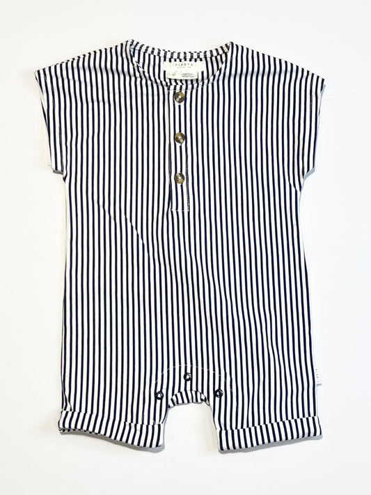 Striped jersey romper - Size 00