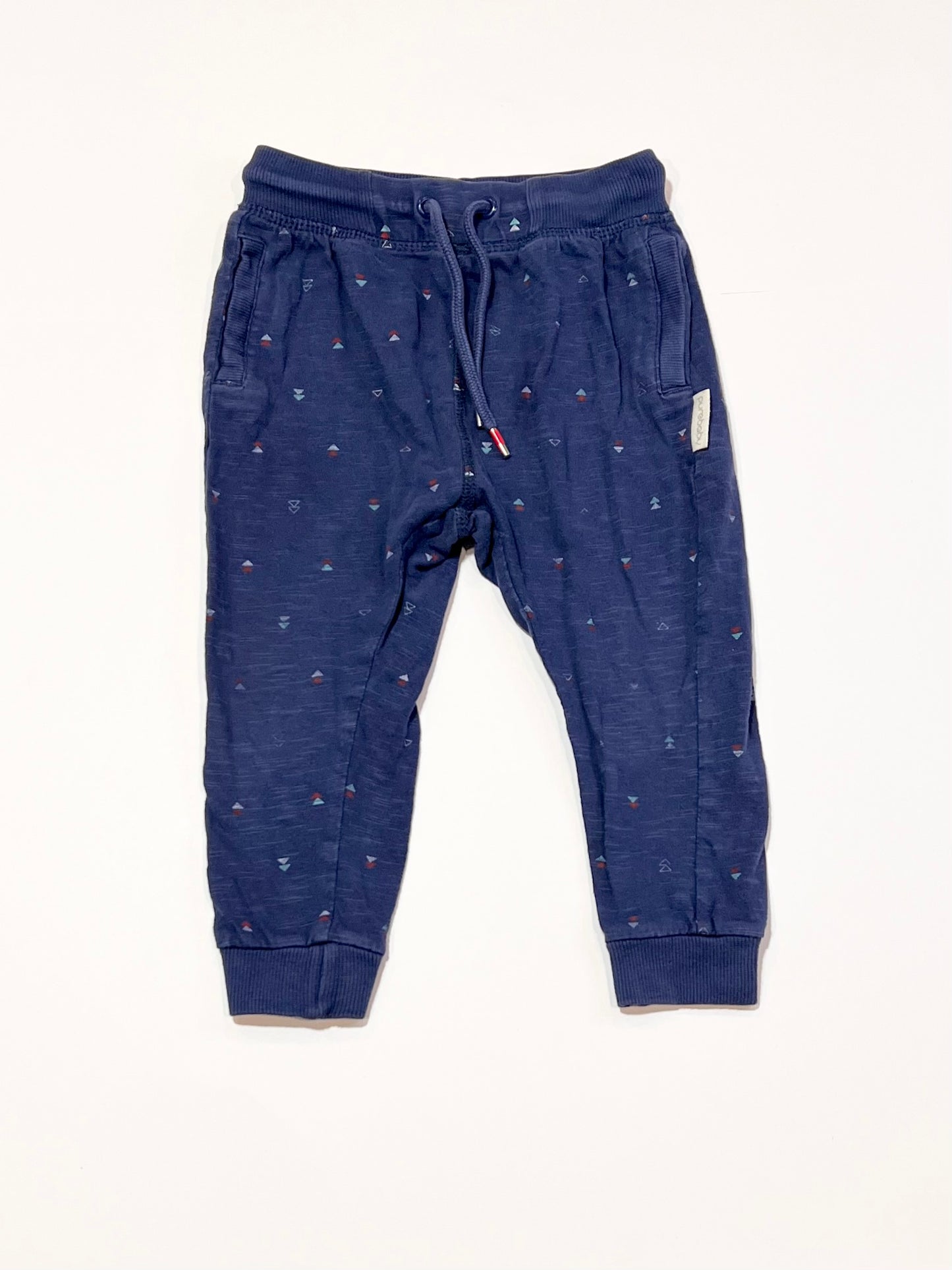 Navy triangles pants - Size 2