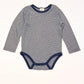 Navy striped bodysuit - Size 2