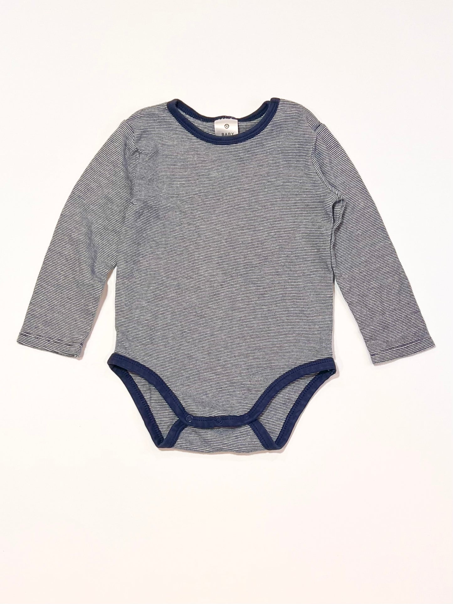 Navy striped bodysuit - Size 2