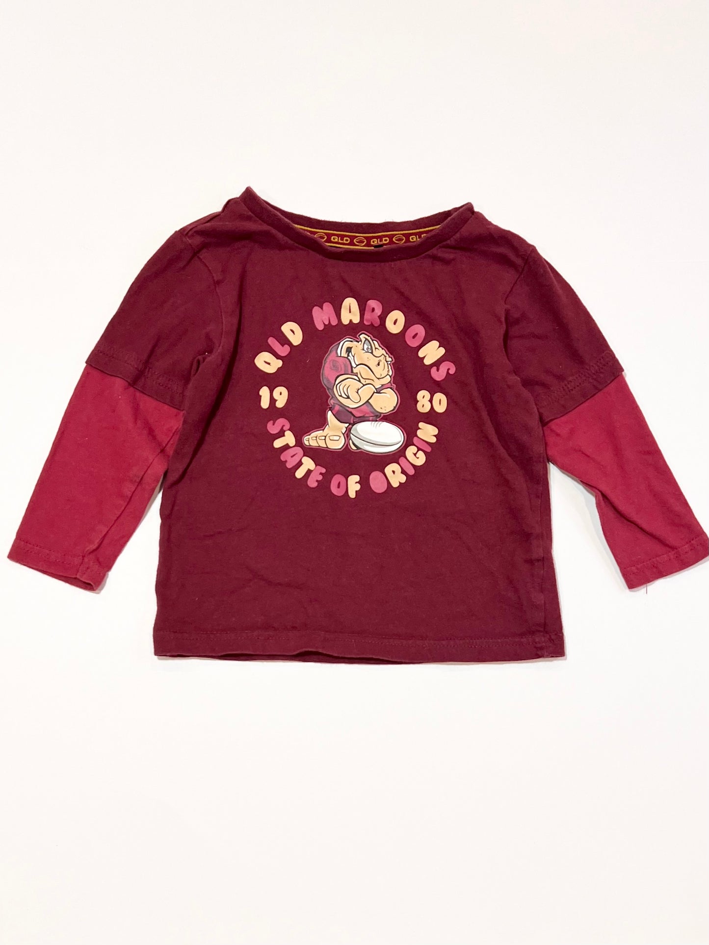 QLD Maroons top - Size 2