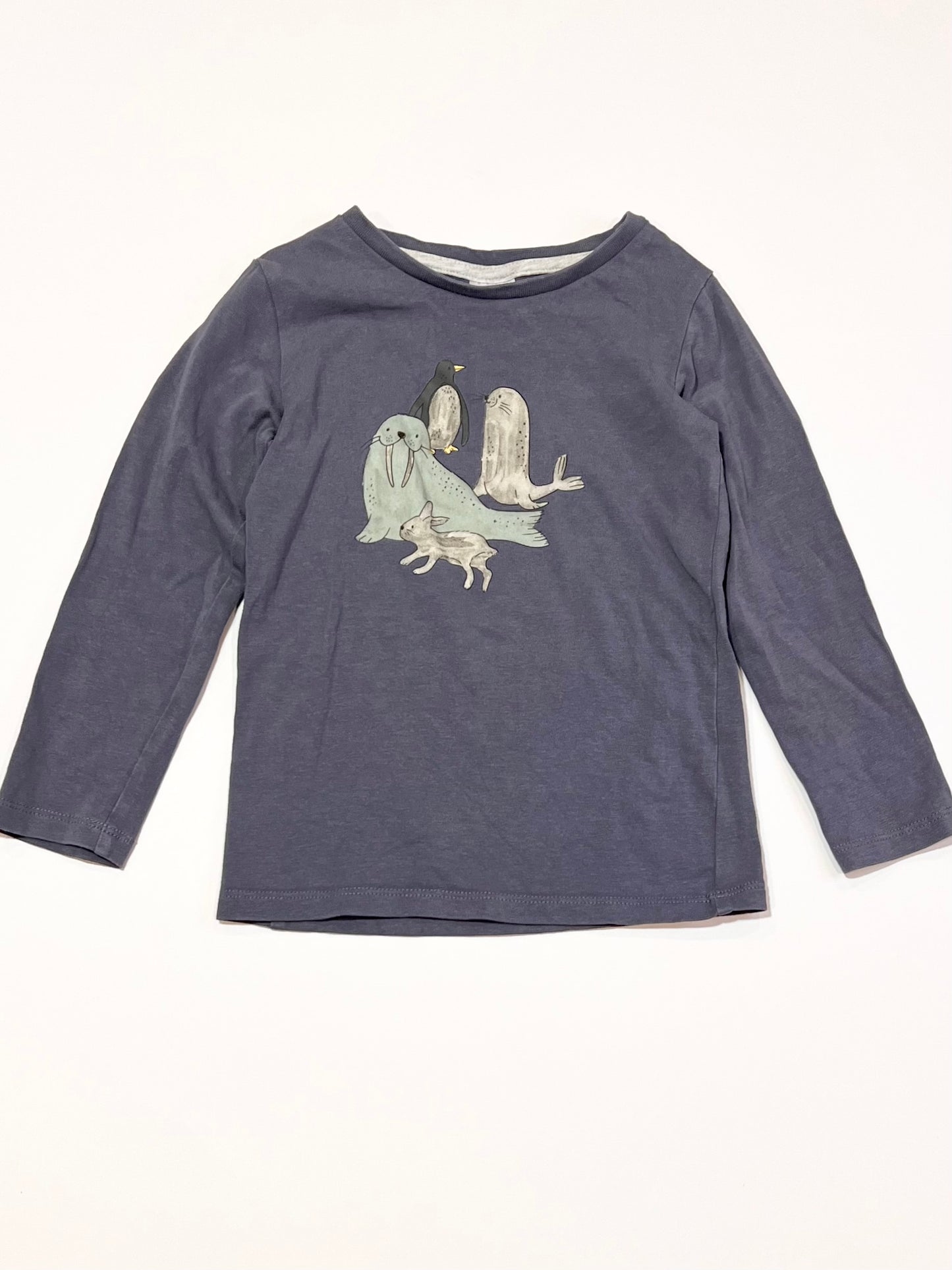 Grey animals top - Size 2