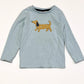 Blue dog top - Size 2