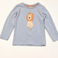 Blue lion top - Size 2