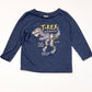 Navy t-rex top - Size 2
