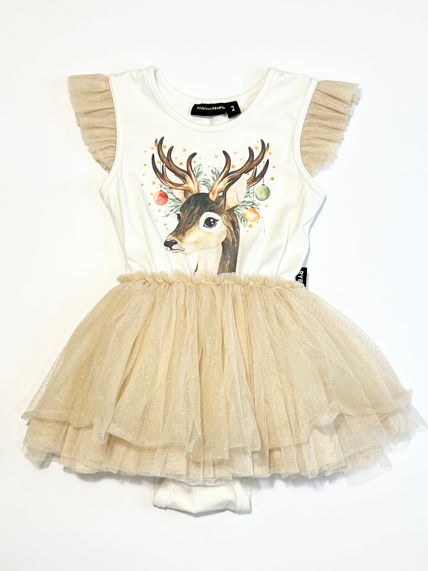 Christmas tutu dress - Size 2