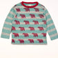 Striped bears top - Size 2