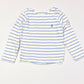 Blue striped top - Size 2