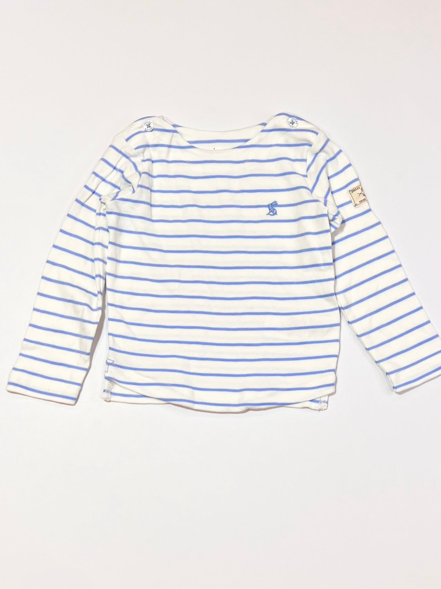Blue striped top - Size 2