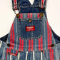 Striped denim overalls - Size 2