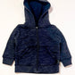 Navy sherpa hoodie - Size 2