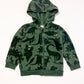 Green dinos zip hoodie - Size 2