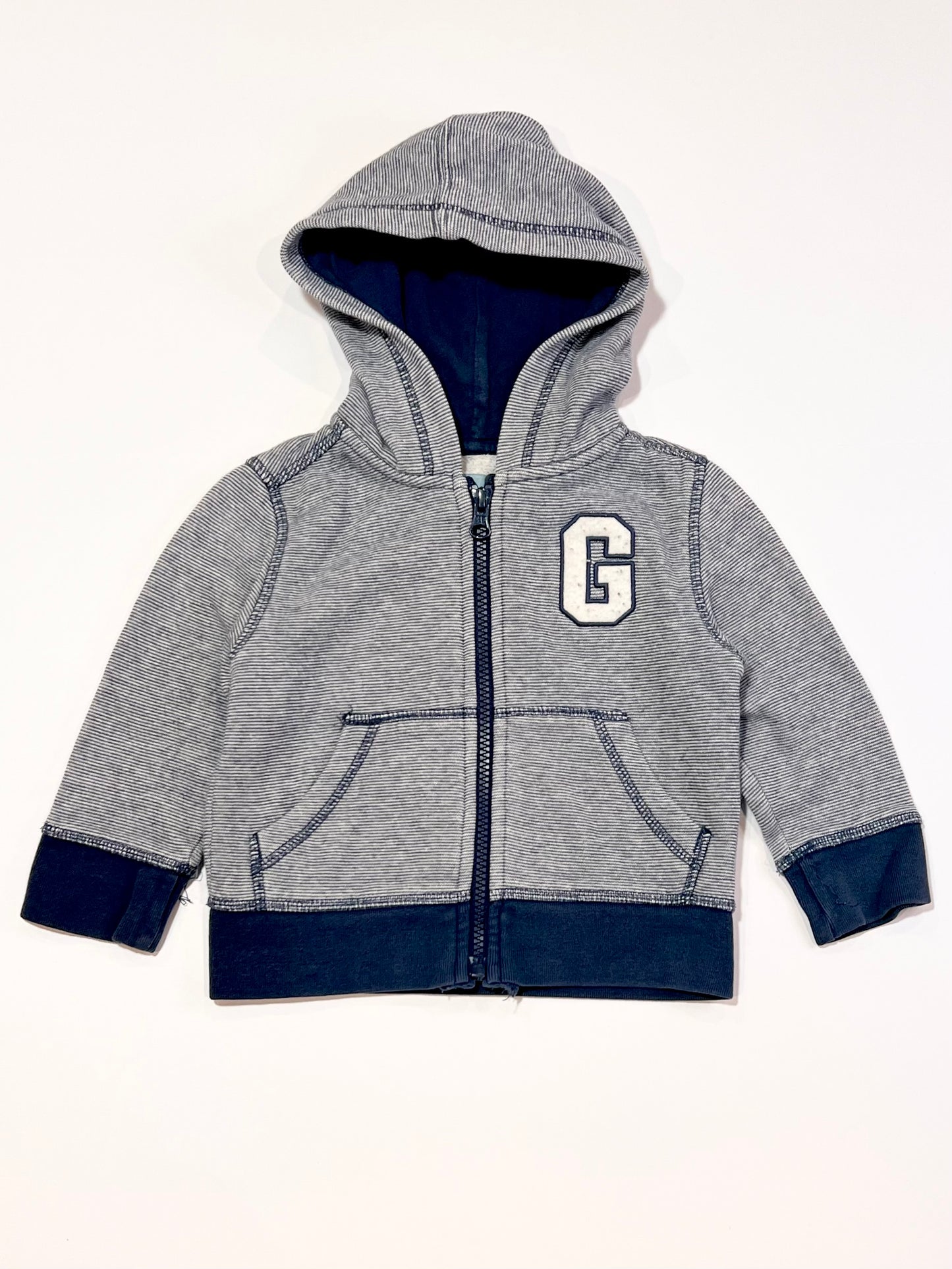 Striped zip hoodie - Size 2