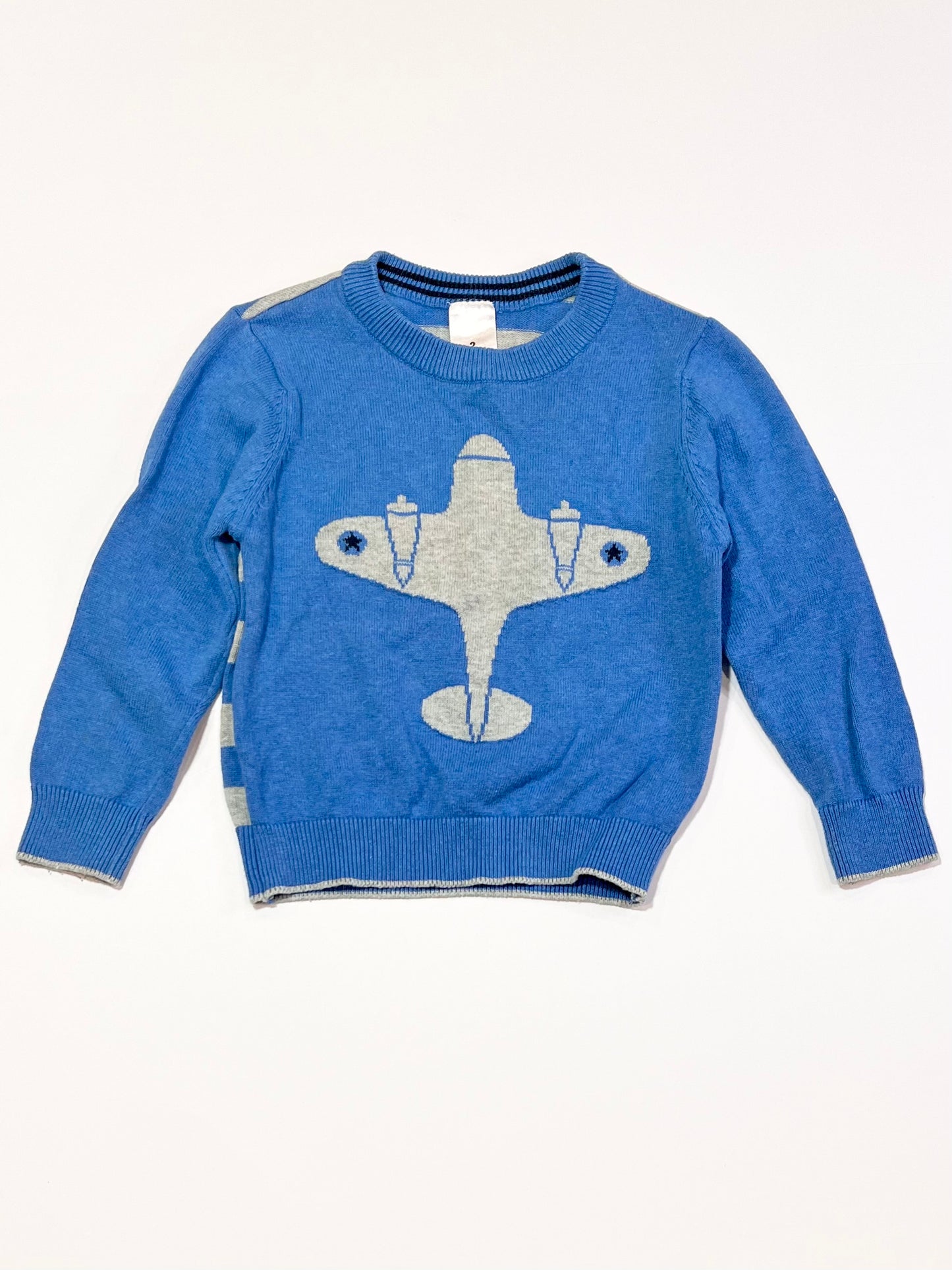 Aeroplane knit jumper - Size 2
