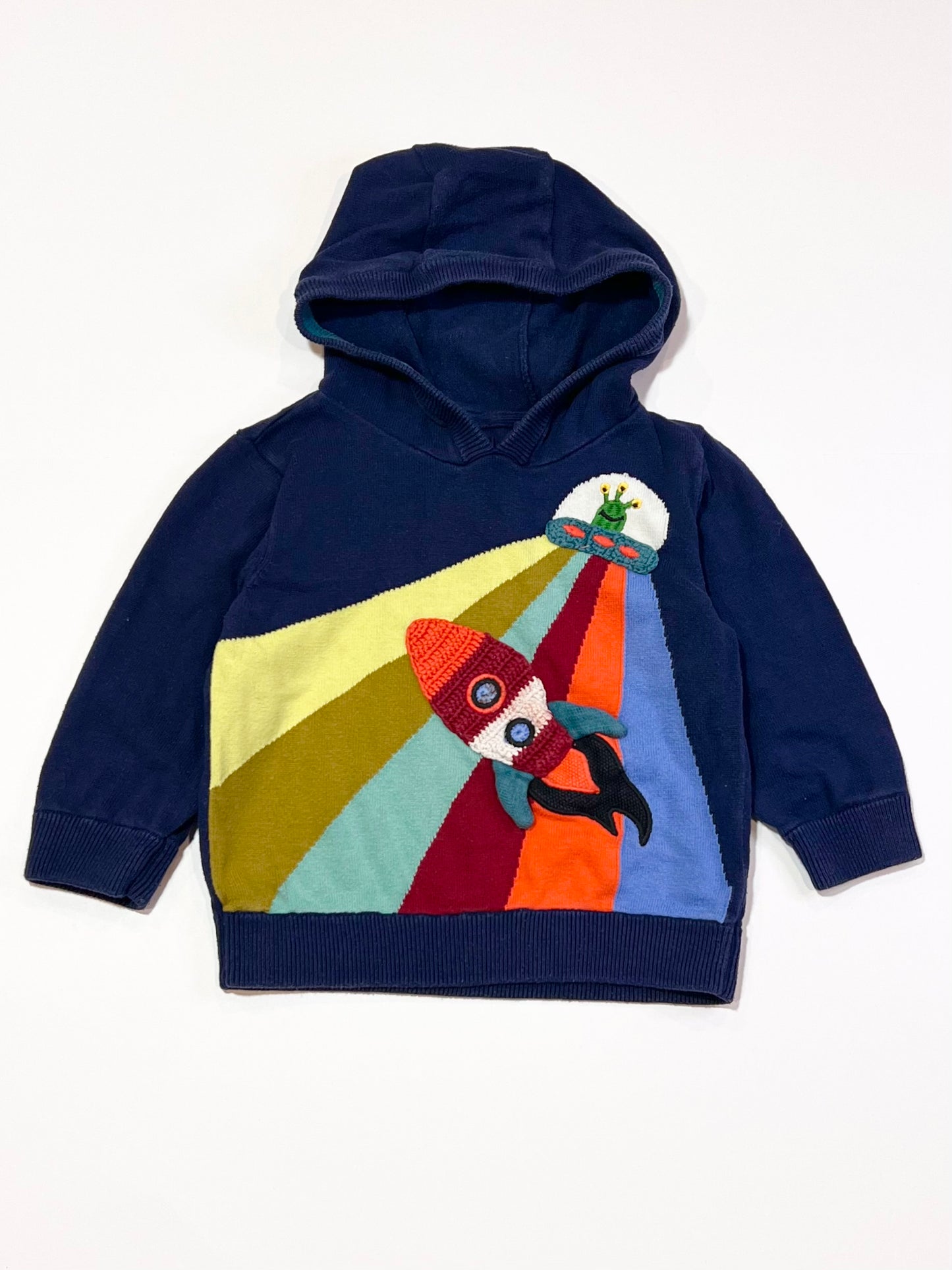 Hooded knit jumper - Size 2