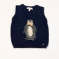 Navy penguin vest - Size 2