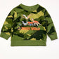 Green dinosaurs sweater - Size 2