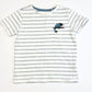 Striped chameleon tee - Size 4