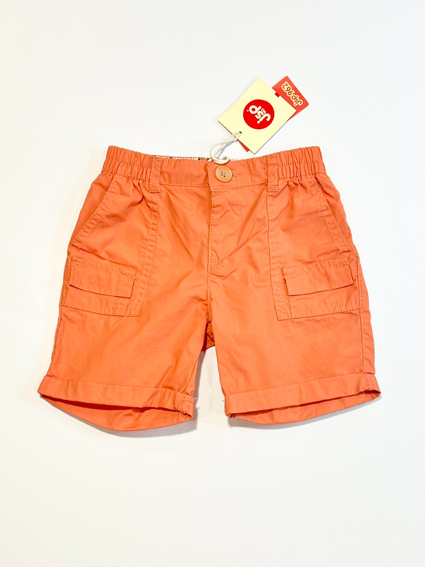 Orange cotton shorts brand new - Size 3