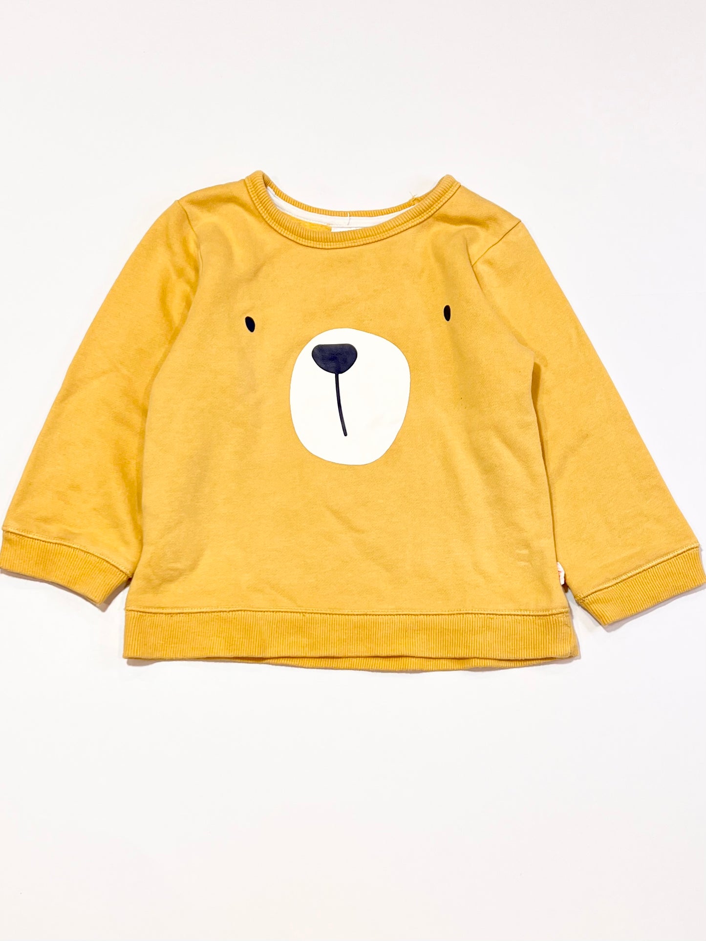 Yellow bear sweater - Size 2